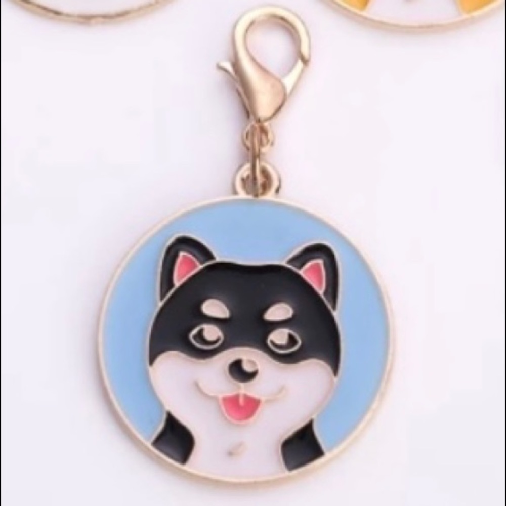 Clip on Corgi dog charm